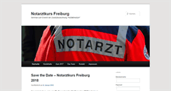 Desktop Screenshot of notarztkurs-freiburg.de